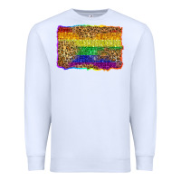 White pride background Premium Sweatshirt - Zillion Design Studio