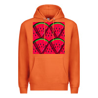Carrot Watermelon Slices Seamless Pattern Premium Hoodie - BundleAndBundleShop
