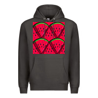 Smoke Watermelon Slices Seamless Pattern Premium Hoodie - BundleAndBundleShop