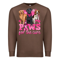 Chestnut Paws For The Cure Premium Sweatshirt - texasbilliewilder