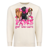 Sandshell Paws For The Cure Premium Sweatshirt - texasbilliewilder