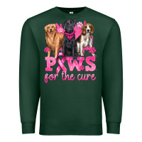 Sports Green Paws For The Cure Premium Sweatshirt - texasbilliewilder