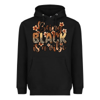 Black being black is a vibe Heavyweight Hoodie - Zillion Design Studio
