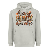 Moon Dust being black is a vibe Heavyweight Hoodie - Zillion Design Studio