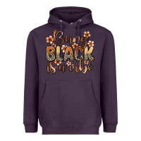 Plum being black is a vibe Heavyweight Hoodie - Zillion Design Studio