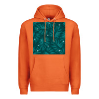 Carrot Tropical  Leaves Seamless Pattern Premium Hoodie - BundleAndBundleShop