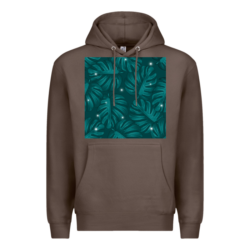 Tropical  Leaves Seamless Pattern Premium Hoodie by BundleAndBundleShop | Teevron