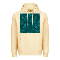 Pina Colada Tropical  Leaves Seamless Pattern Premium Hoodie - BundleAndBundleShop