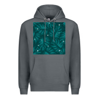 Rock Tropical  Leaves Seamless Pattern Premium Hoodie - BundleAndBundleShop