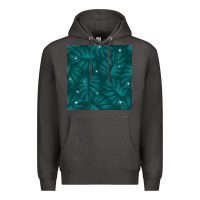 Smoke Tropical  Leaves Seamless Pattern Premium Hoodie - BundleAndBundleShop