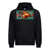 Black texas and map with longhorn serape gemstone licanse plate Urban Hoodie - Artiststas
