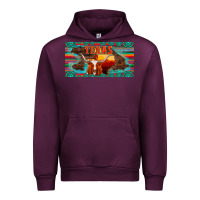Mauve Wine texas and map with longhorn serape gemstone licanse plate Urban Hoodie - Artiststas