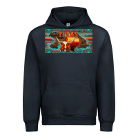 Navy texas and map with longhorn serape gemstone licanse plate Urban Hoodie - Artiststas