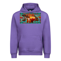 Tulip texas and map with longhorn serape gemstone licanse plate Urban Hoodie - Artiststas