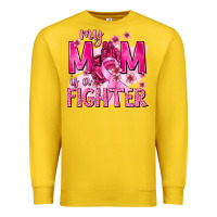 Lemon My Mom Is a Fighter with Ribbon Premium Sweatshirt - texasbilliewilder