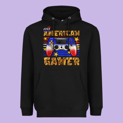 Heavyweight Hoodie all american gamer
