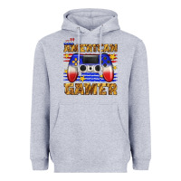 Heather Grey all american gamer Heavyweight Hoodie - texasbilliewilder