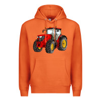 Carrot western farm tractor red Premium Hoodie - Artiststas