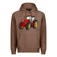 Chestnut western farm tractor red Premium Hoodie - Artiststas