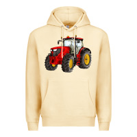 Pina Colada western farm tractor red Premium Hoodie - Artiststas