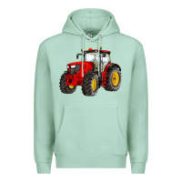Seafoam western farm tractor red Premium Hoodie - Artiststas