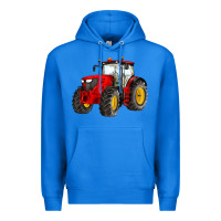 True Royal western farm tractor red Premium Hoodie - Artiststas
