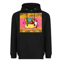 Black back to school custom name Heavyweight Hoodie - Zillion Design Studio