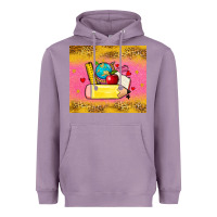 Lavender back to school custom name Heavyweight Hoodie - Zillion Design Studio