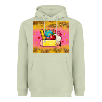 Matcha back to school custom name Heavyweight Hoodie - Zillion Design Studio