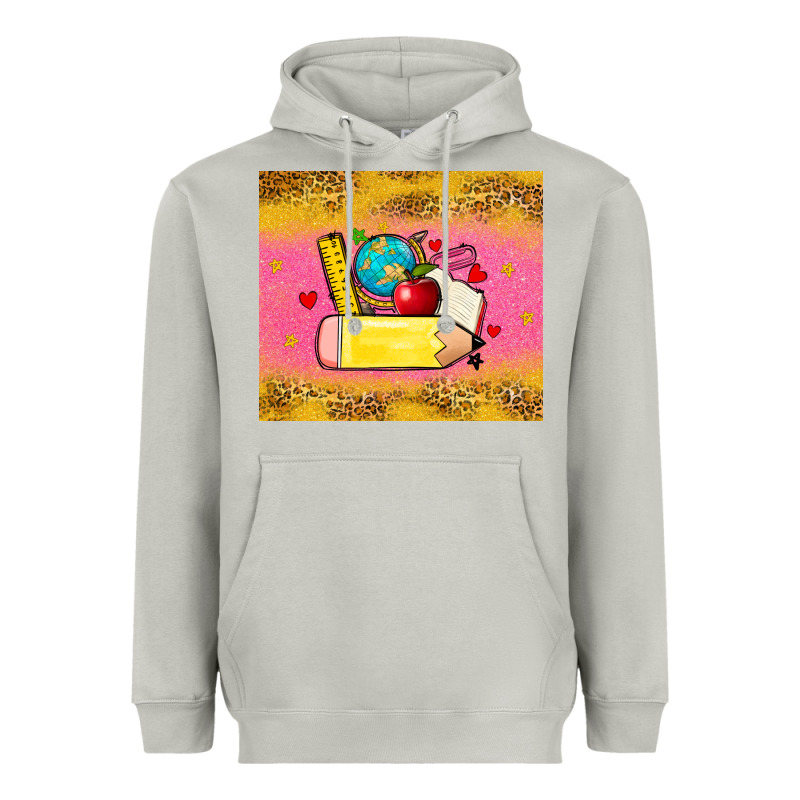 Back To School Custom Name Heavyweight Hoodie by Zillion Design Studio | Teevron