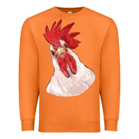 Carrot silly chicken head Premium Sweatshirt - RanaPortraitStore
