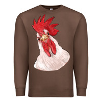 Chestnut silly chicken head Premium Sweatshirt - RanaPortraitStore