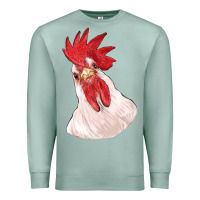 Seafoam silly chicken head Premium Sweatshirt - RanaPortraitStore