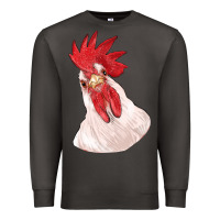 Smoke silly chicken head Premium Sweatshirt - RanaPortraitStore