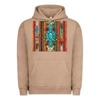 Pigment Burro gemstone flowers arrow with leopards and serape Urban Hoodie - Artiststas