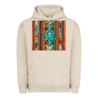 Pigment French Oak gemstone flowers arrow with leopards and serape Urban Hoodie - Artiststas