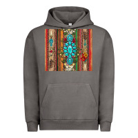 Pigment Tornado gemstone flowers arrow with leopards and serape Urban Hoodie - Artiststas