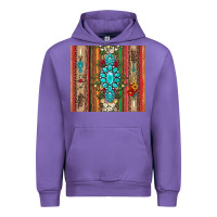 Tulip gemstone flowers arrow with leopards and serape Urban Hoodie - Artiststas