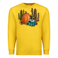 Lemon sunflower cactus pumpkin fall Premium Sweatshirt - RanaPortraitStore