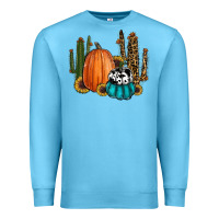 Ocean Blue sunflower cactus pumpkin fall Premium Sweatshirt - RanaPortraitStore