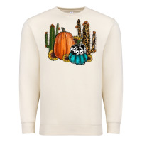 Sandshell sunflower cactus pumpkin fall Premium Sweatshirt - RanaPortraitStore