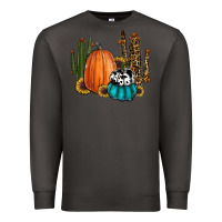 Smoke sunflower cactus pumpkin fall Premium Sweatshirt - RanaPortraitStore