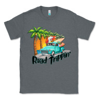 Charcoal Heather road trippin Classic Tee - BarkalooDesign