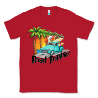 Red road trippin Classic Tee - BarkalooDesign