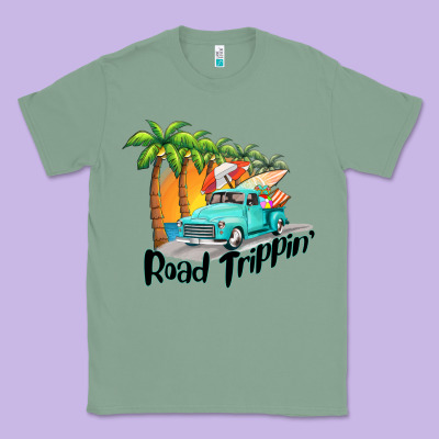 Road Trippin Classic Tee Designed By Barkaloodesign
