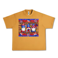 Peanut Butter american flag gnomes star leopard glitter tumbler Urban Heavy Tee - Artiststas