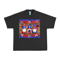 Pigment Black american flag gnomes star leopard glitter tumbler Urban Heavy Tee - Artiststas