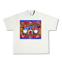American Flag Gnomes Star Leopard Glitter Tumbler Urban Heavy Tee | Teevron