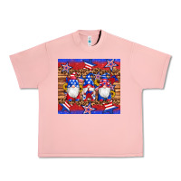 Salmon american flag gnomes star leopard glitter tumbler Urban Heavy Tee - Artiststas