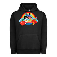 Pigment Black back to school hello pre k Urban Hoodie - AdoDesignShop